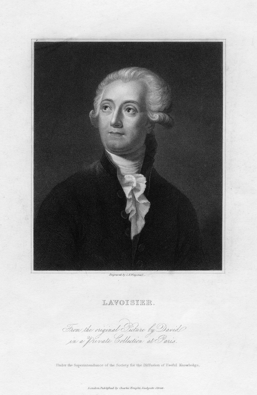 Antoine Lavoisier, chimiste français du 18e siècle, 19e siècle - C. E. Wagstaff