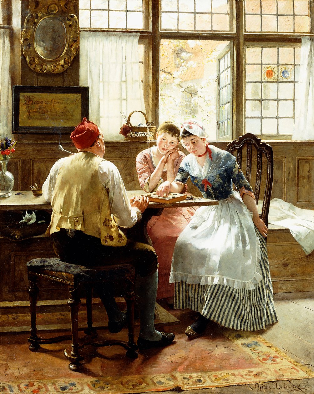 Le jeu de dames - C. Hendrick Nordenberg