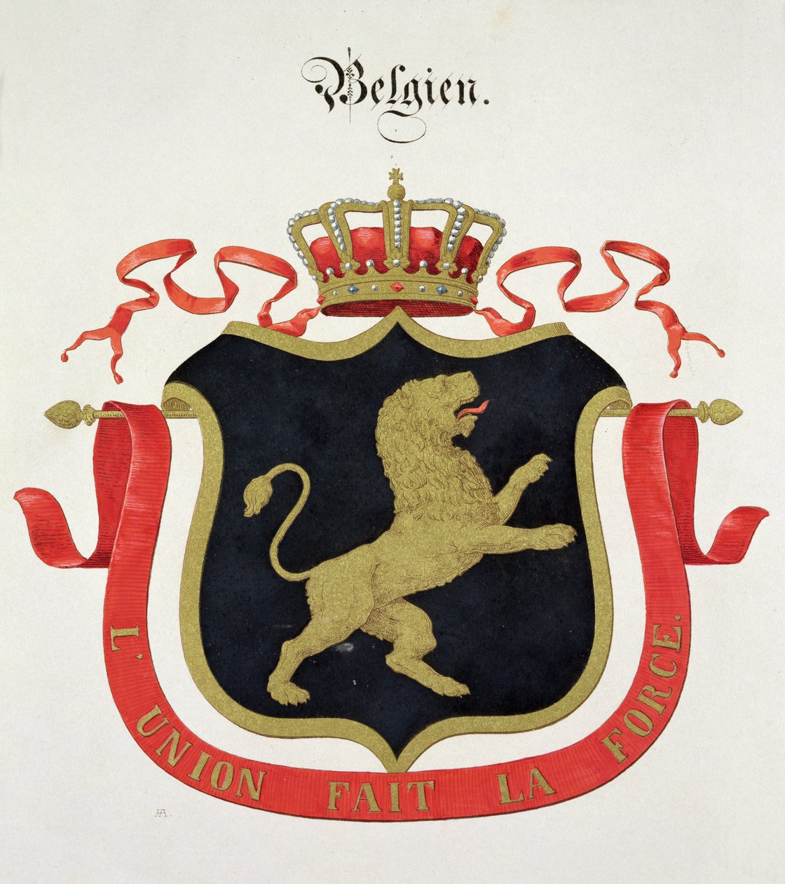 Armoiries de la famille royale belge, d