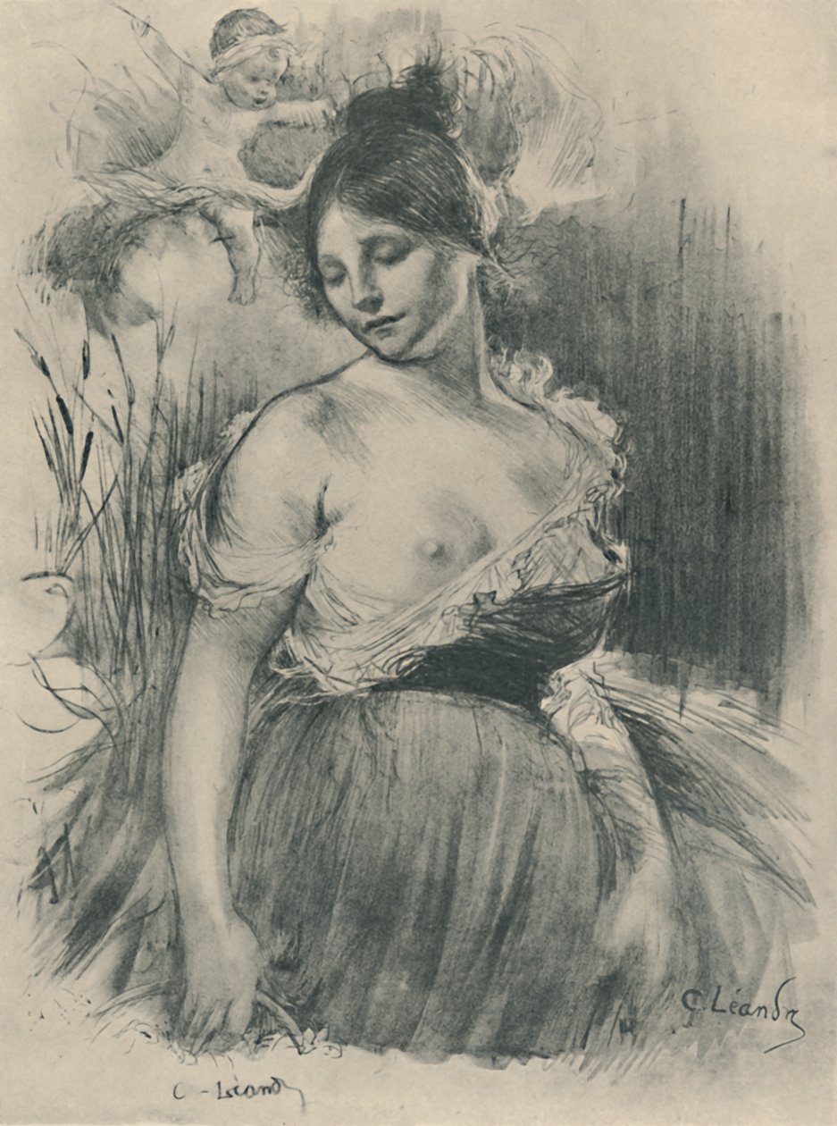 Fermière normande, 1919 - C Leandre