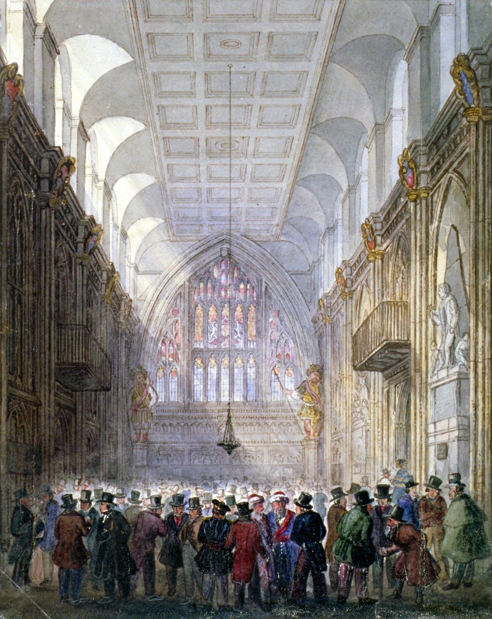 Intérieur du Guildhall, Londres - C Matthews