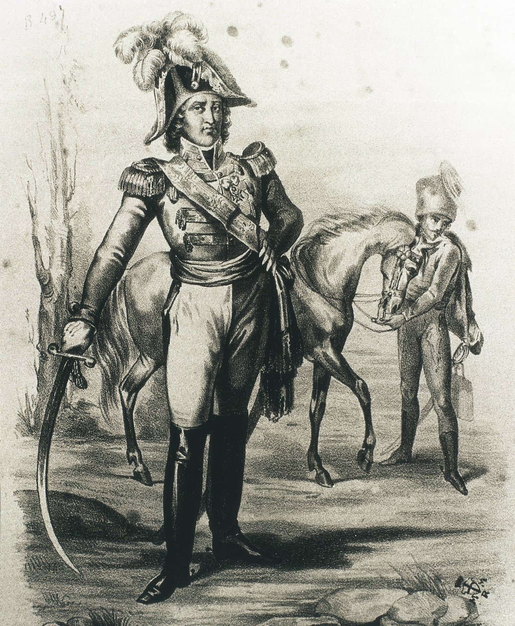 Joachim Murat (lithographie) - C. Perrin