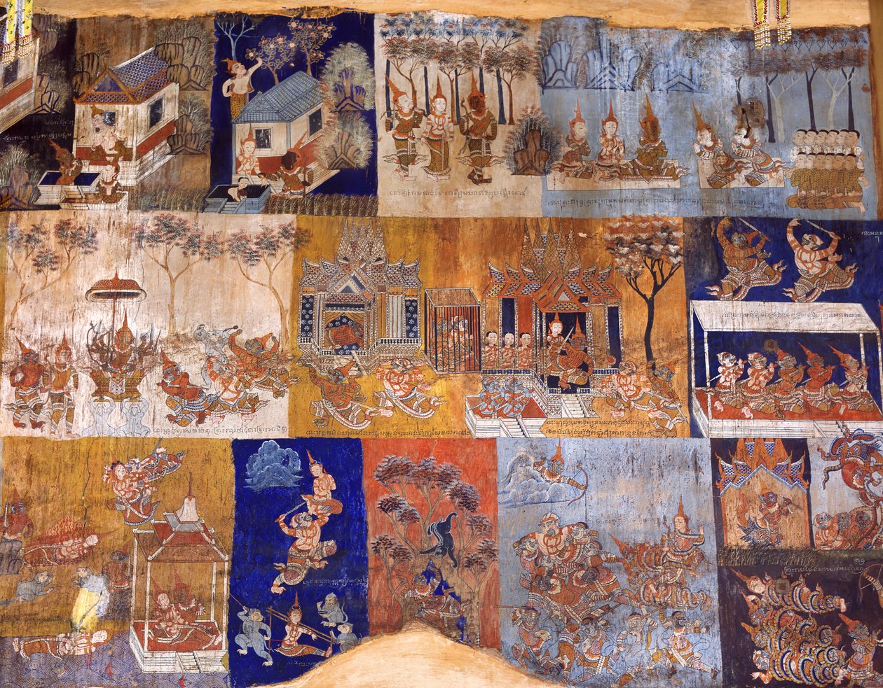 Fresques du temple - Cambodian School
