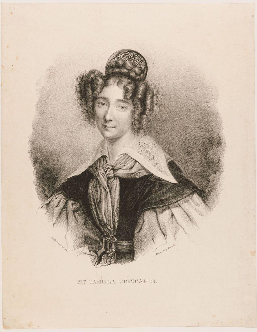 Autoportrait de jeunesse de Camilla Guiscardi - Camilla Guiscardi