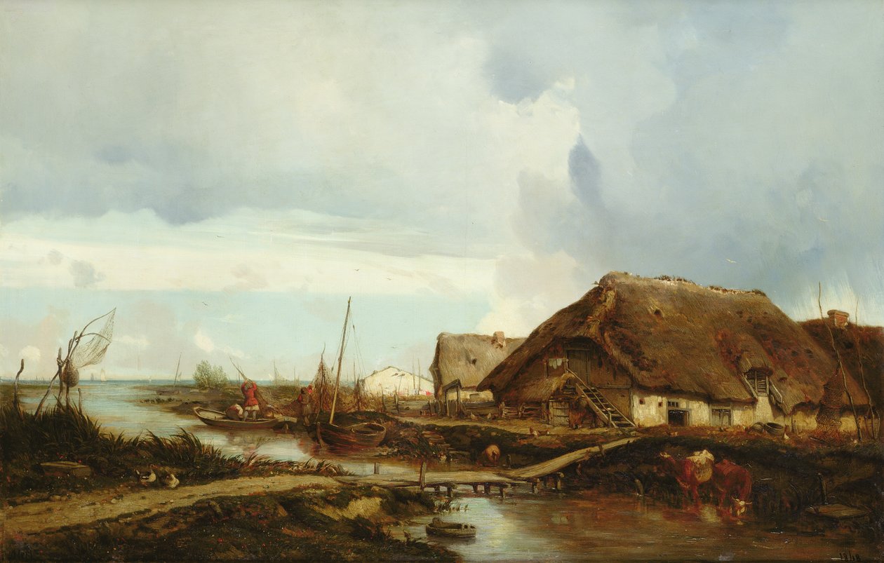 Rivage de Normandie, 1848 - Camille Flers
