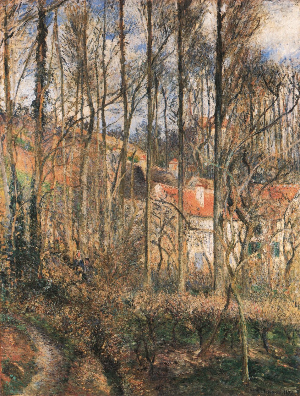 Côtes Saint-Denis à Pontoise - Camille Jacob Pissarro