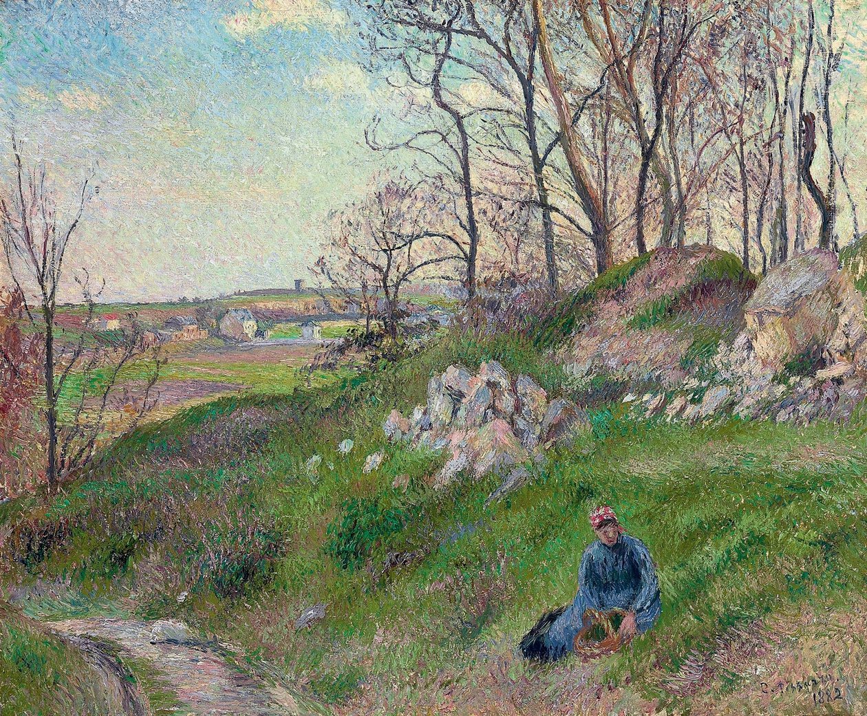 Les carrières du Chou, Pontoise - Camille Jacob Pissarro