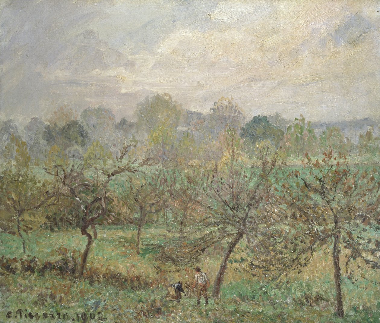 Automne, brume matinale, Éragny-sur-Epte, 1902 - Camille Jacob Pissarro