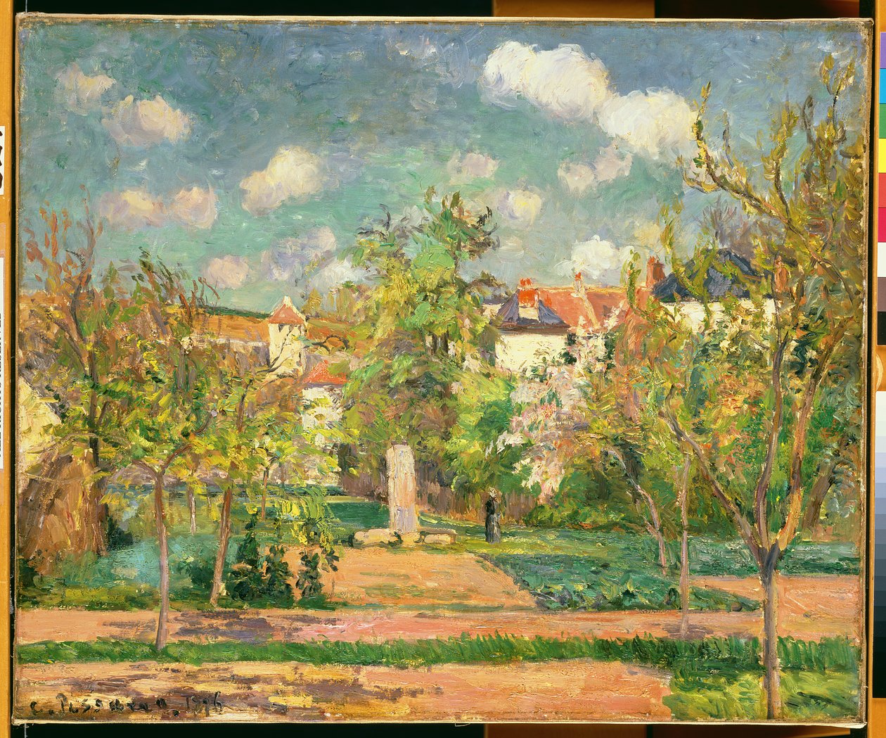 Jardin, vers 1876 - Camille Jacob Pissarro