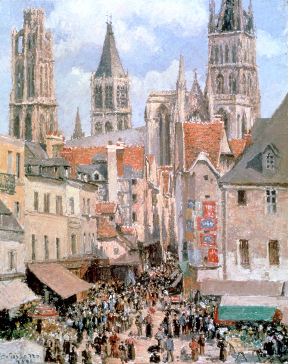 Levine et Walk Rouen, 1898 - Camille Jacob Pissarro