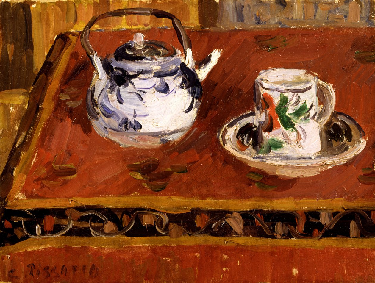 Nature morte, tasse et théière, 1899 - Camille Jacob Pissarro