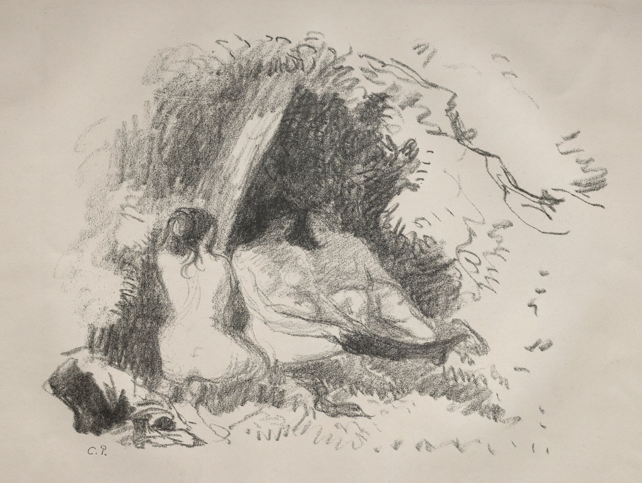Femmes nues, vers 1896 - Camille Jacob Pissarro