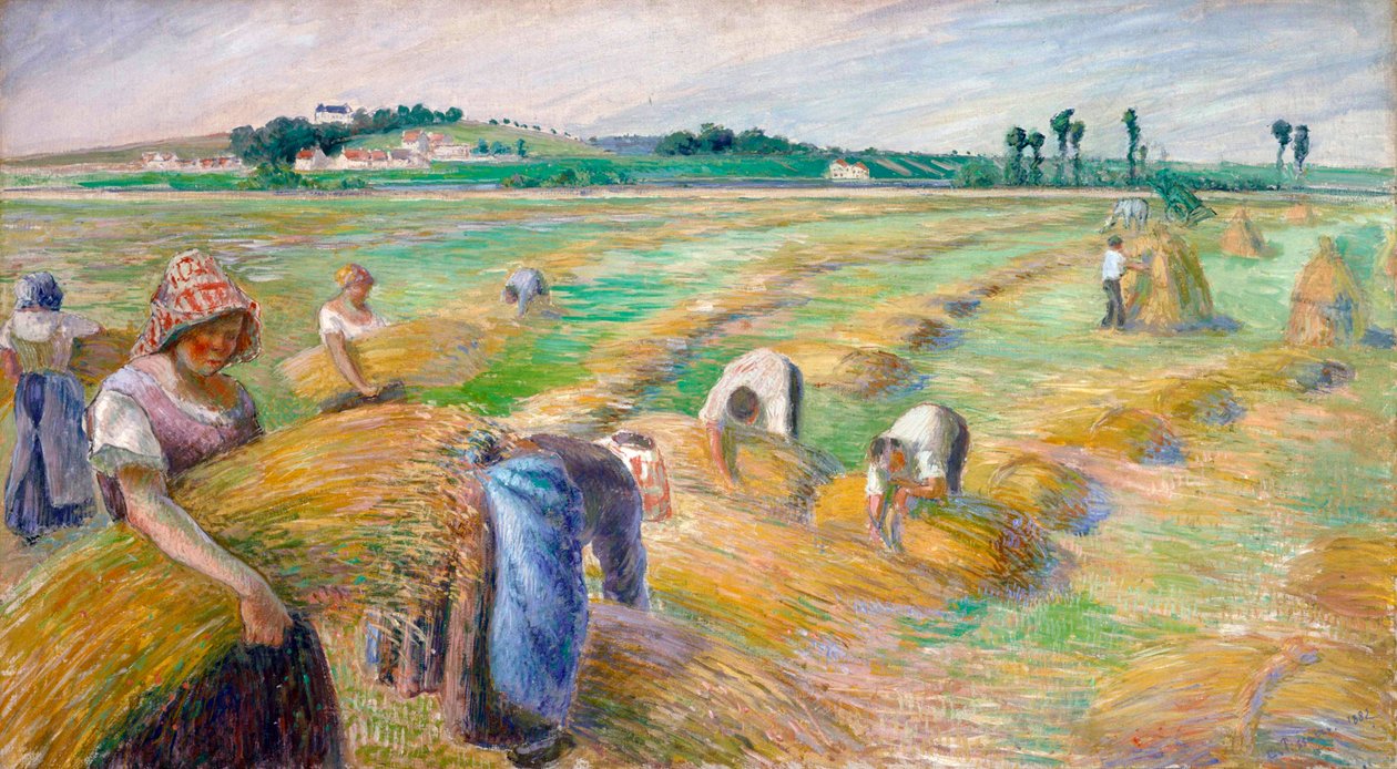 La moisson, 1882 - Camille Jacob Pissarro
