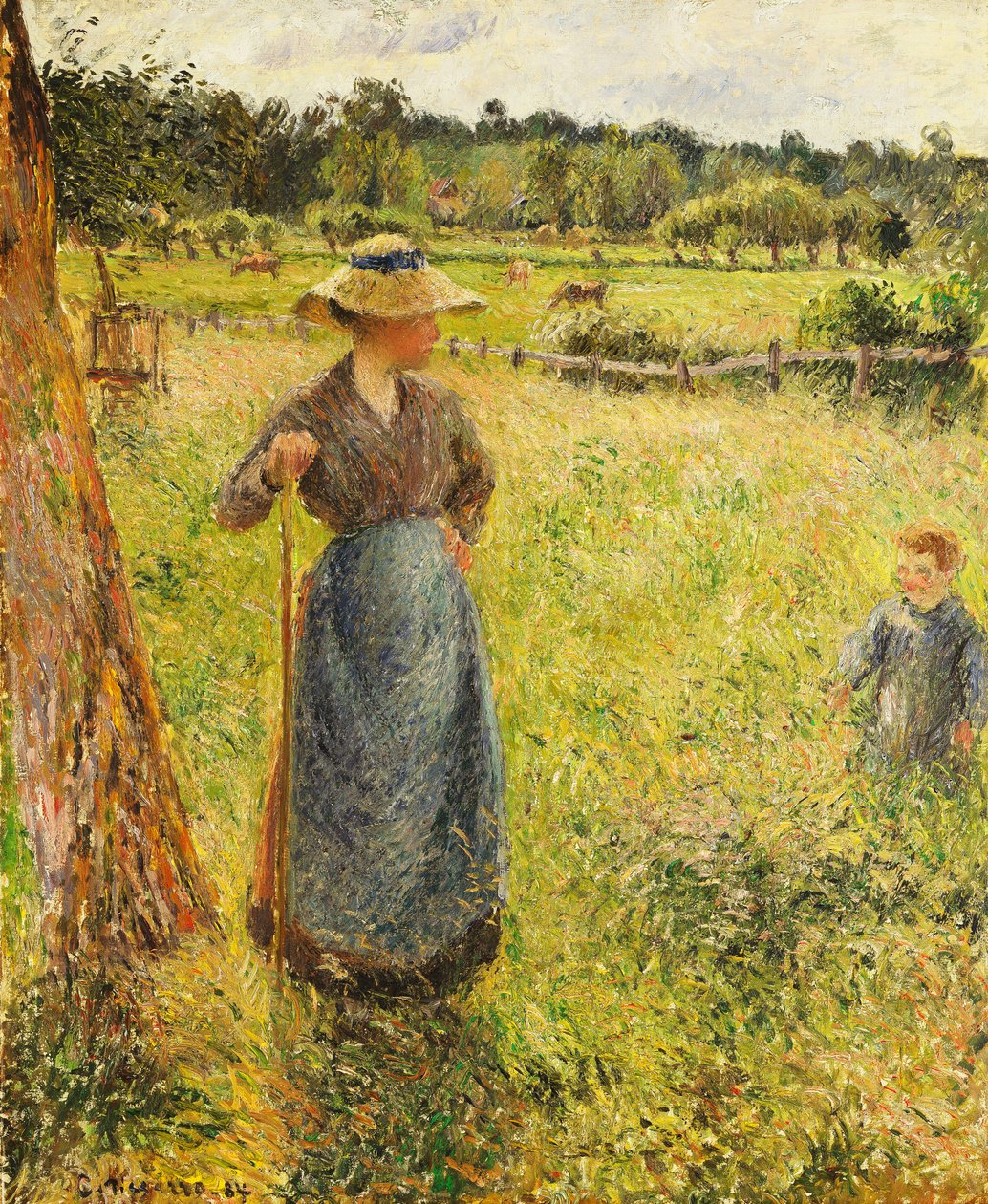 Le faucheur, 1884 - Camille Jacob Pissarro