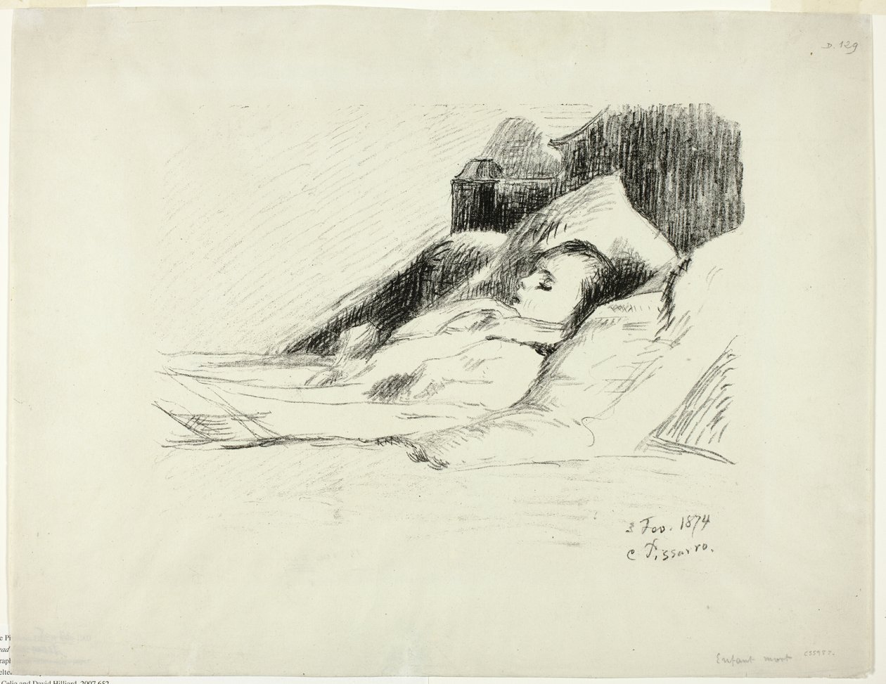 Enfant mort - Camille Pissarro