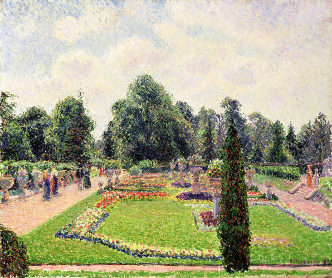 Jardins de Kew - Chemin vers la grande serre - Camille Jacob Pissarro