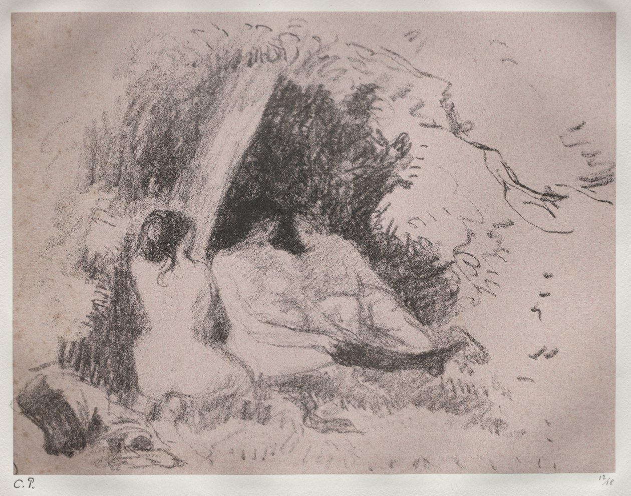 Femmes nues - Camille Pissarro