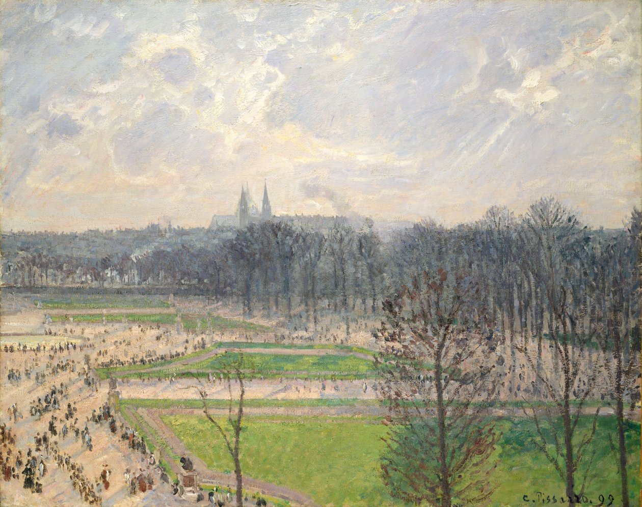 Le Jardin des Tuileries un après-midi d