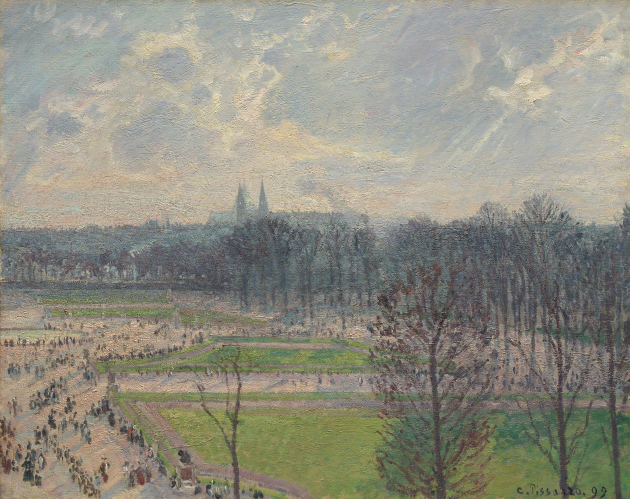 Le Jardin des Tuileries un après-midi d