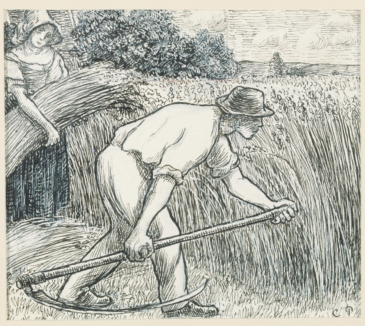 La Moisson - Camille Jacob Pissarro