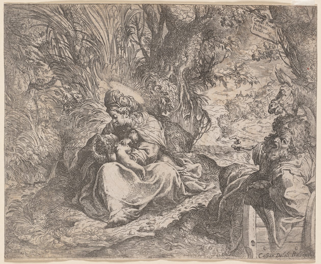 Le repos pendant la fuite en Égypte, 1587-1590 - Camillo Procaccini
