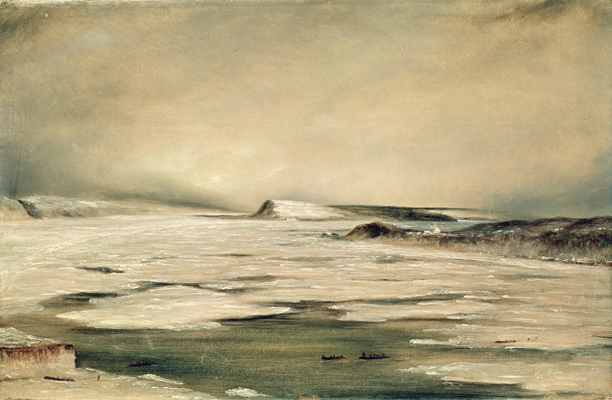 Le Saint-Laurent depuis Québec, 1847 - Canadian School