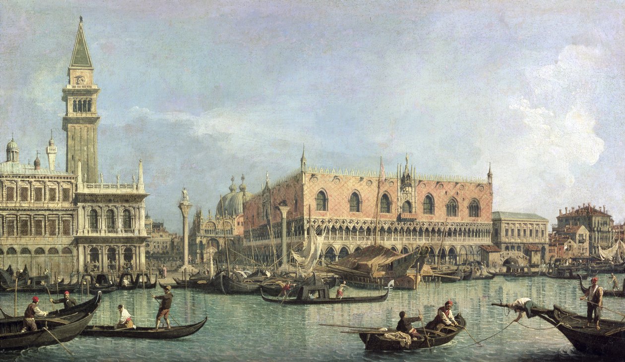 Le Molo et la Piazzetta San Marco, Venise - Giovanni Antonio Canal