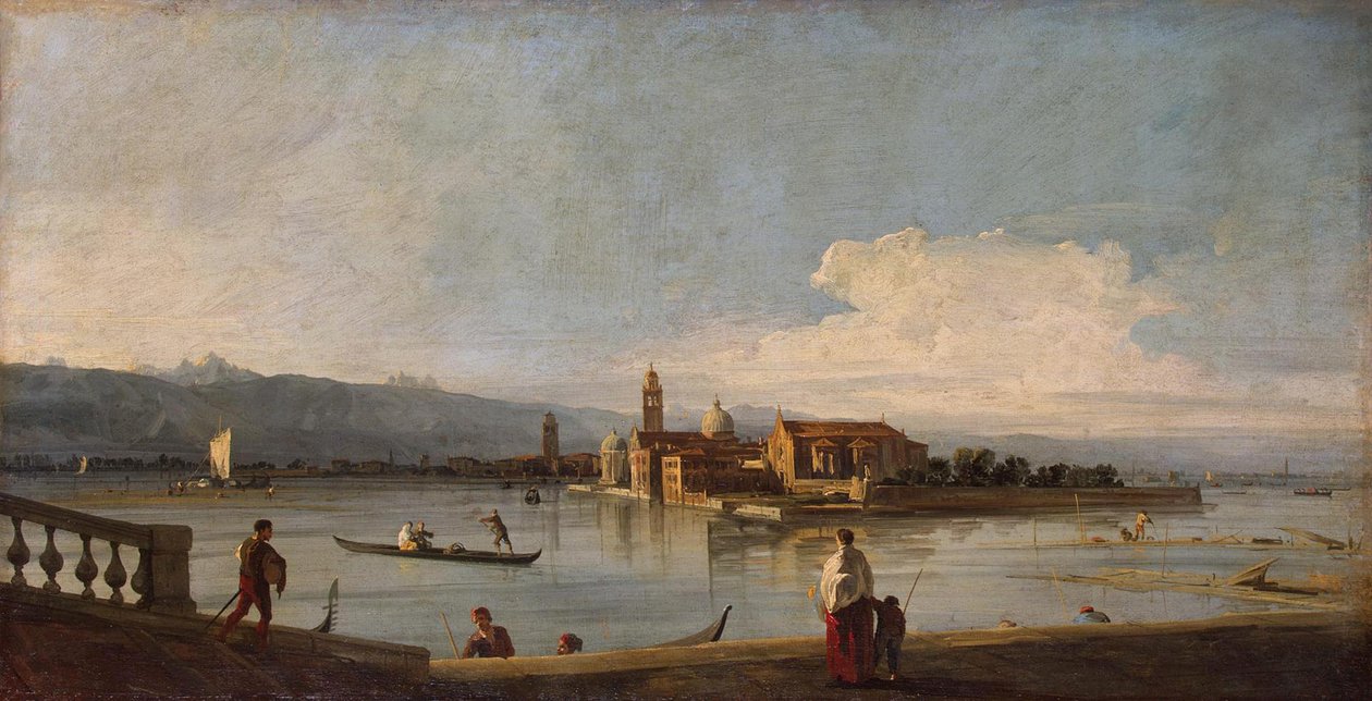 Vue des îles de San Michele, San Cristoforo et Murano, depuis la Fondamenta Nuove, vers 1725-28 - Giovanni Antonio Canal