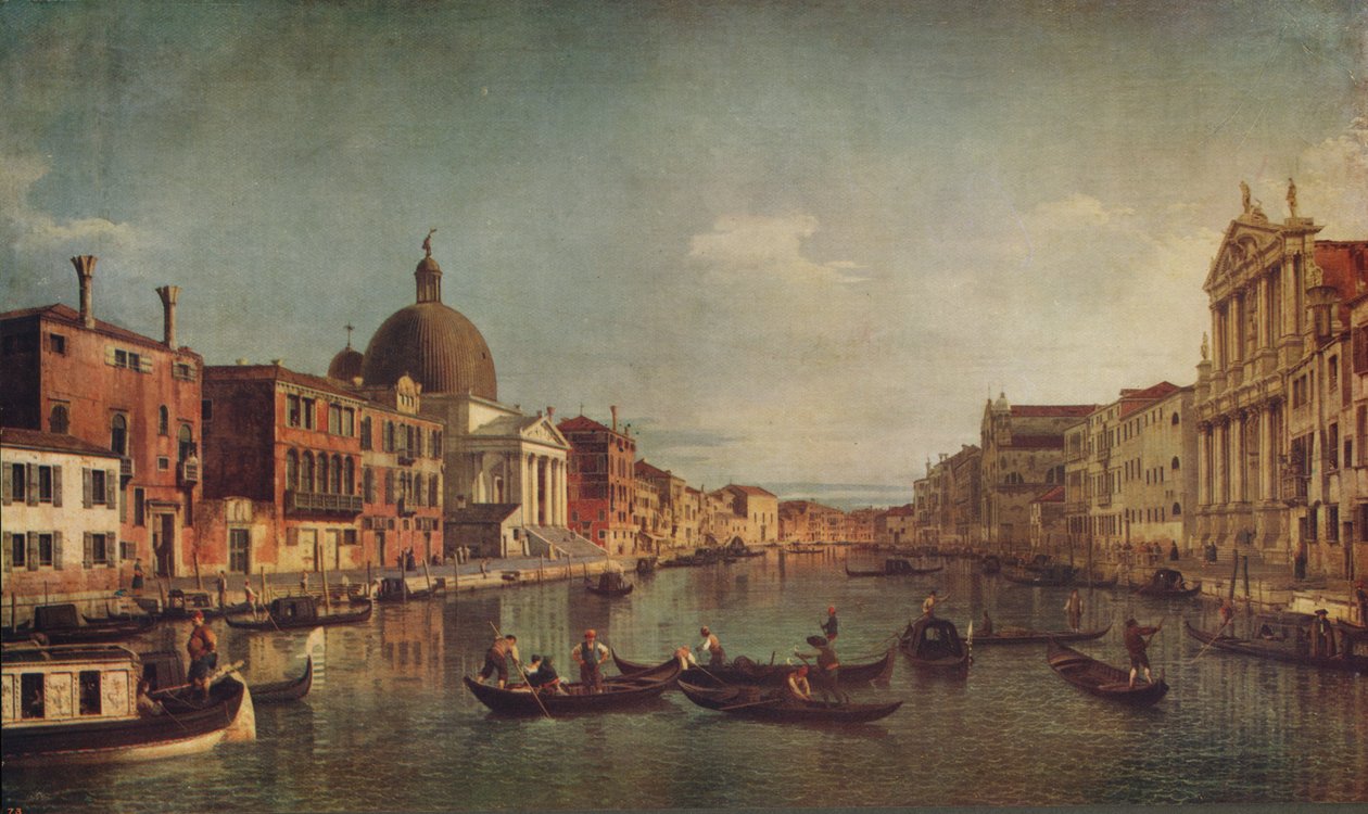 Vue sur le Grand Canal, Venise - Giovanni Antonio Canal