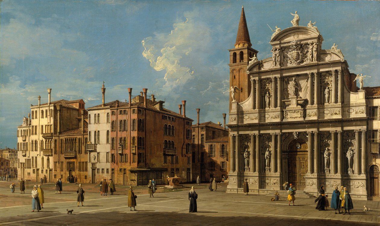 Campo Santa Maria Zobenigo, Venise, années 1730 - Giovanni Antonio Canal