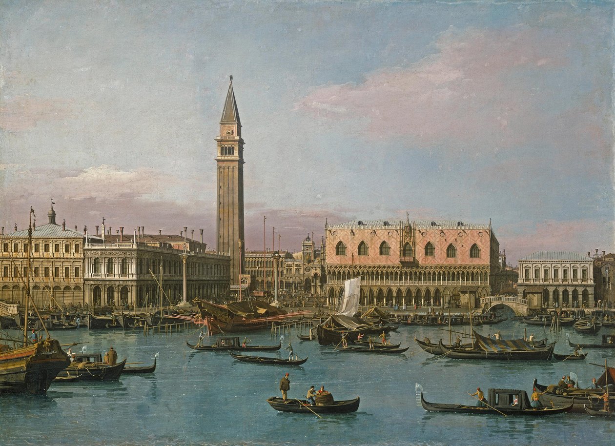 La Piazzetta et le bassin de Saint-Marc - Canaletto