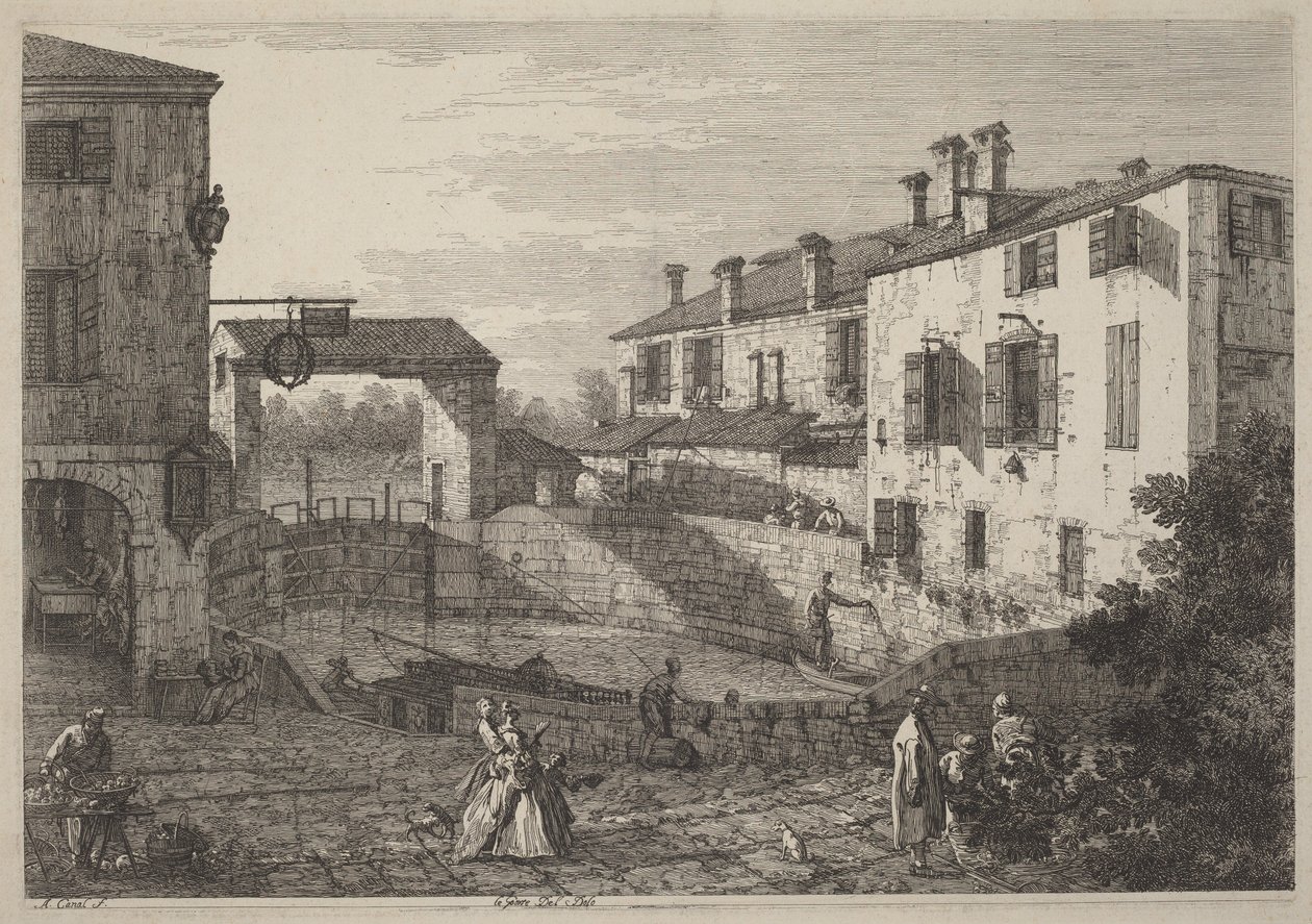 Les Portes du Dolo - Canaletto