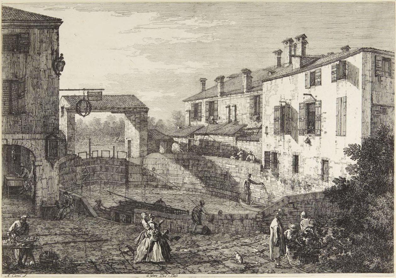 Les Portes du Dolo - Canaletto