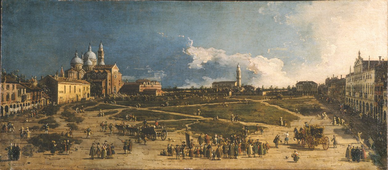 Prà della Valle à Padoue - Canaletto