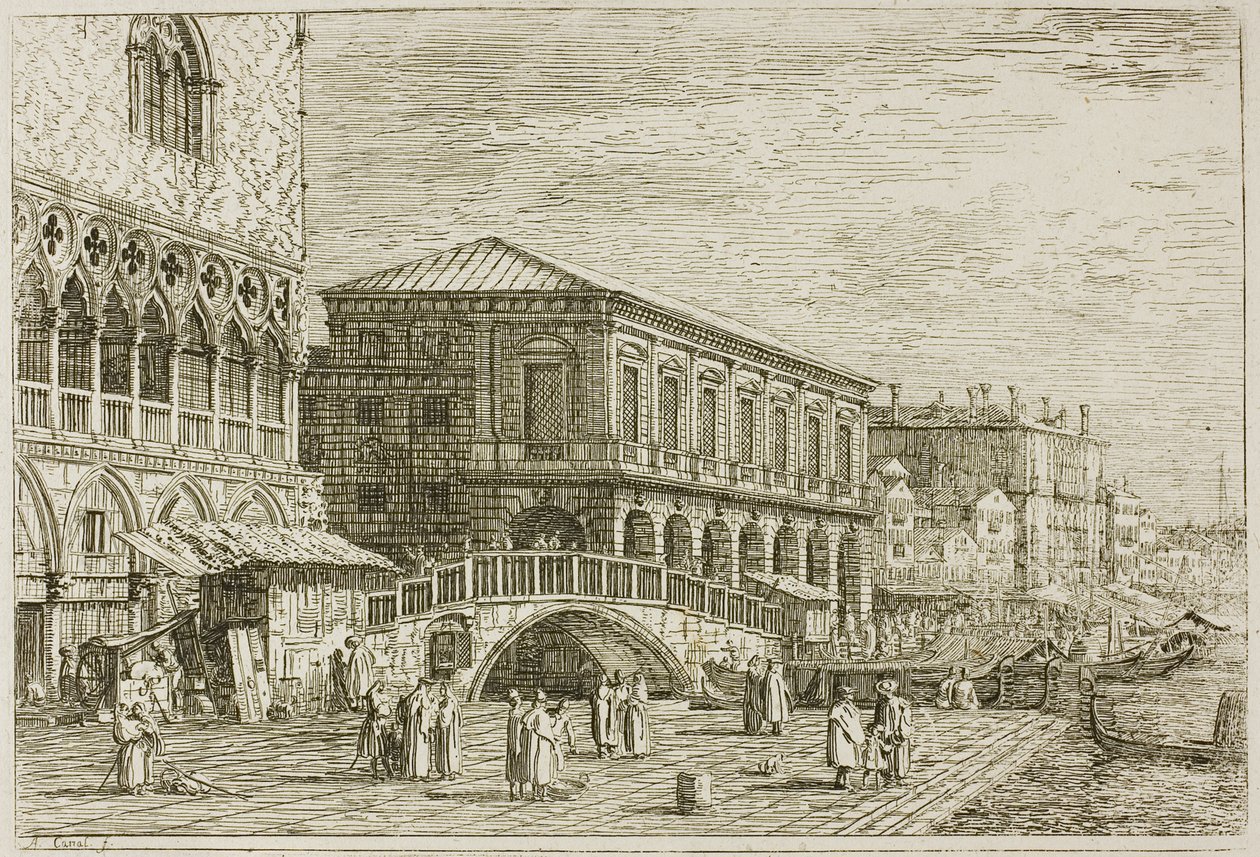 La Prison, de Vedute - Canaletto