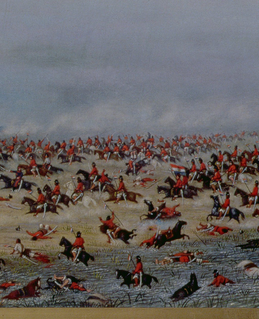 Bataille de Tuyuti, des peintures représentant la guerre de la Triple Alliance - Candido Lopez