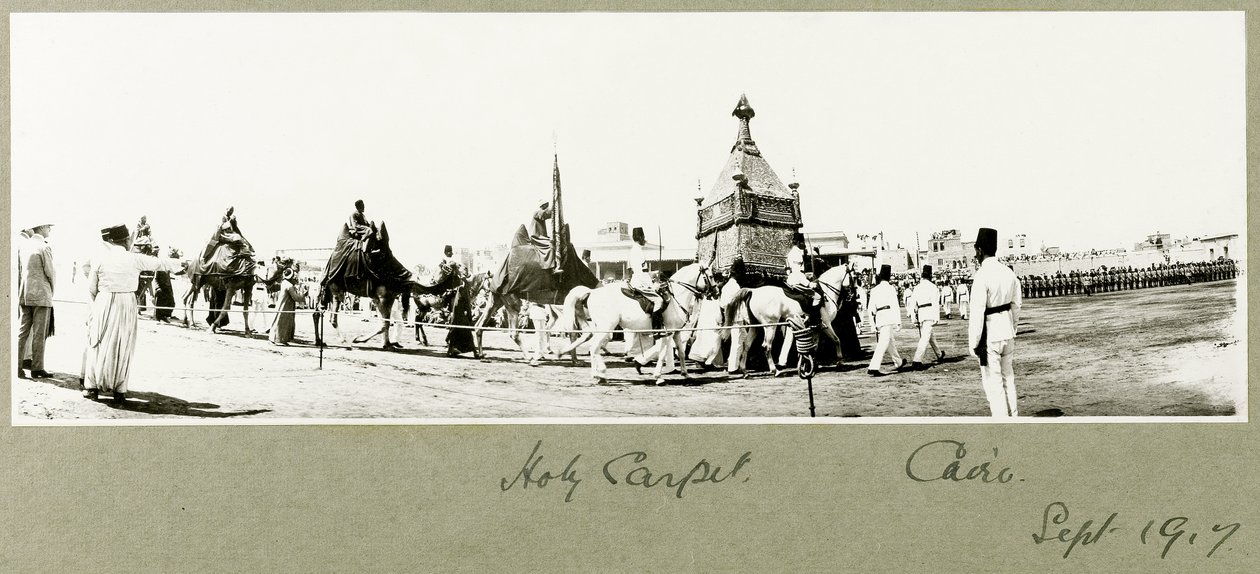 Tapis Sacré, Le Caire, septembre 1917 - Capt. Arthur Rhodes
