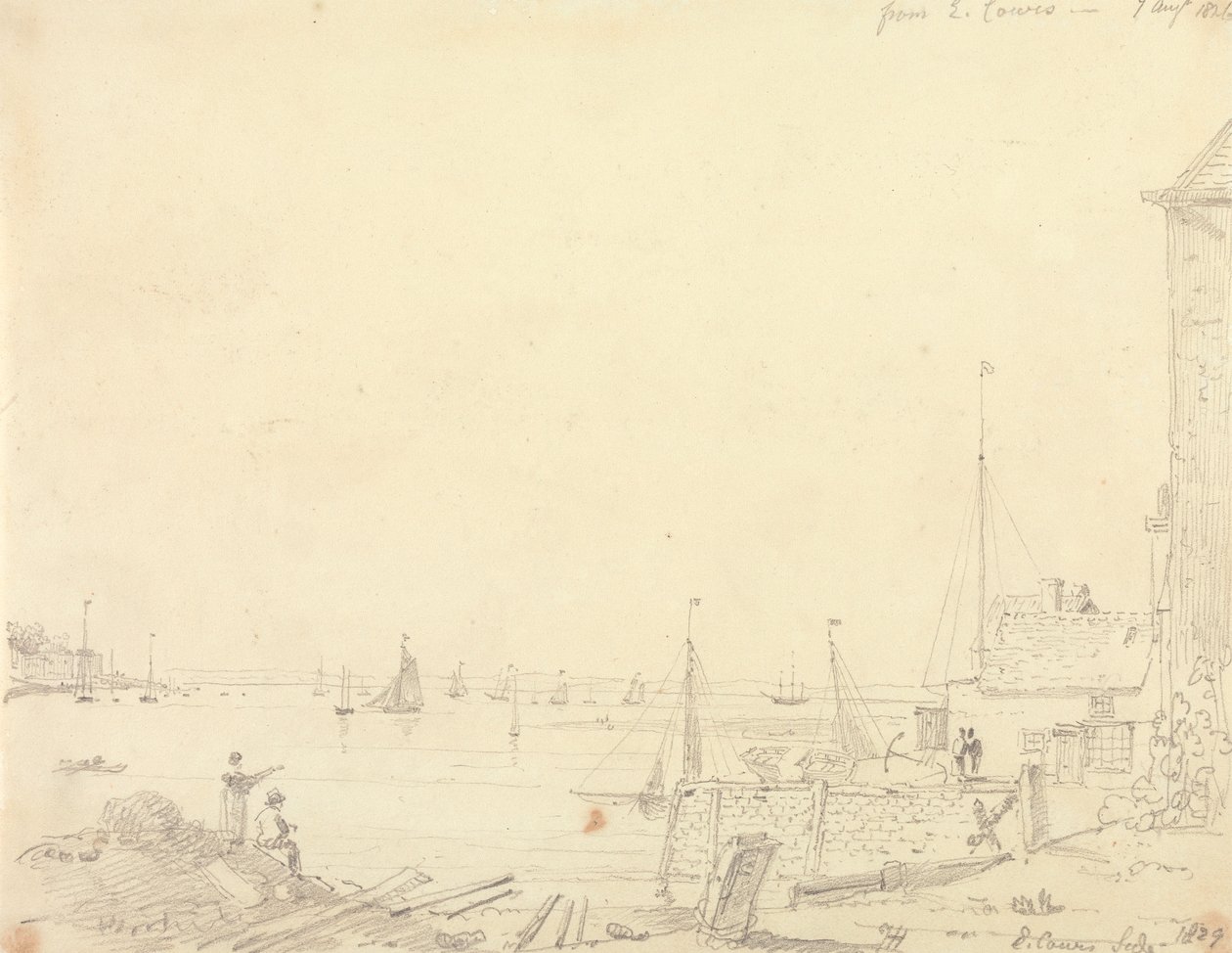 Depuis East Cowes, 7 août 1826 - Capt. Thomas Hastings