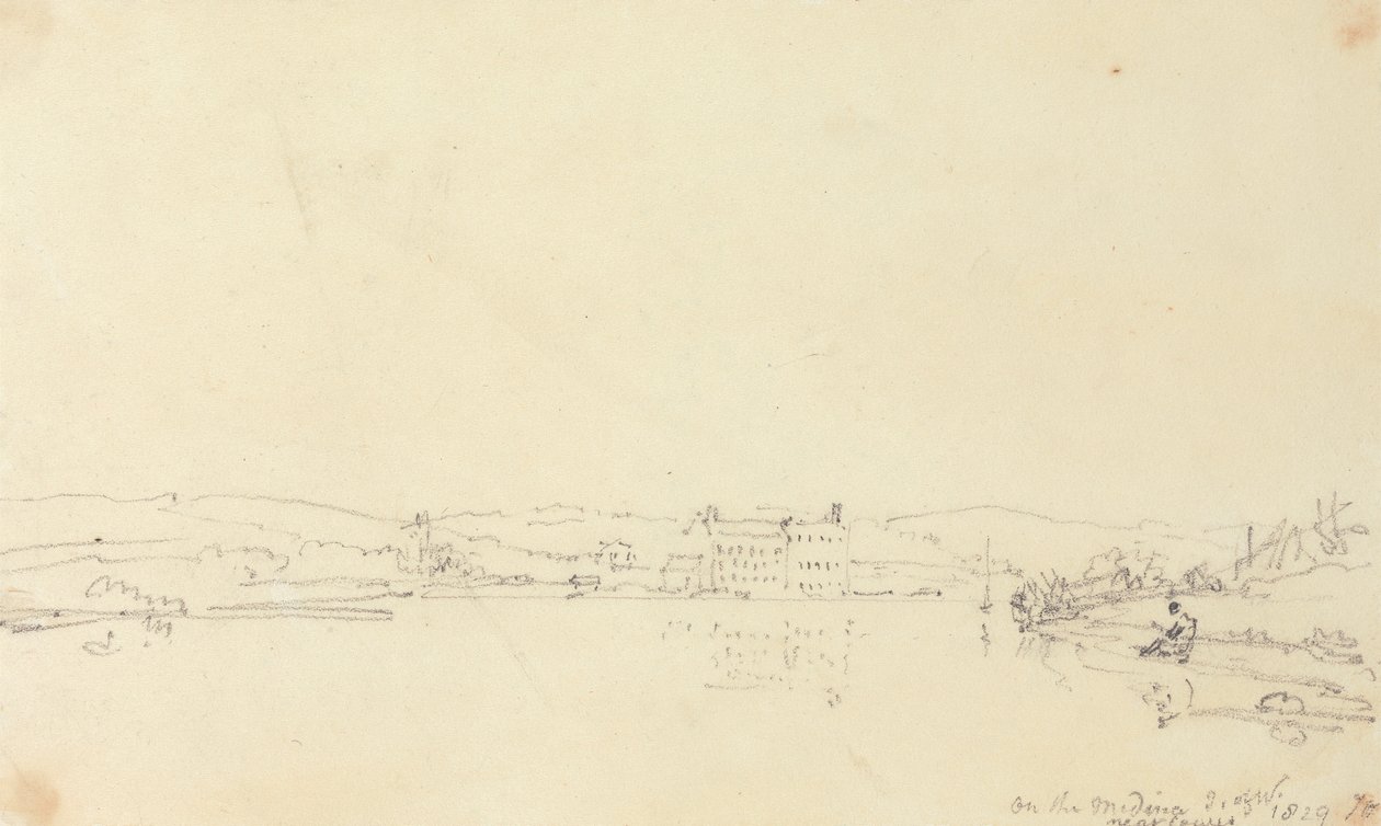 Sur la Medina près de Cowes, île de Wight - Capt. Thomas Hastings