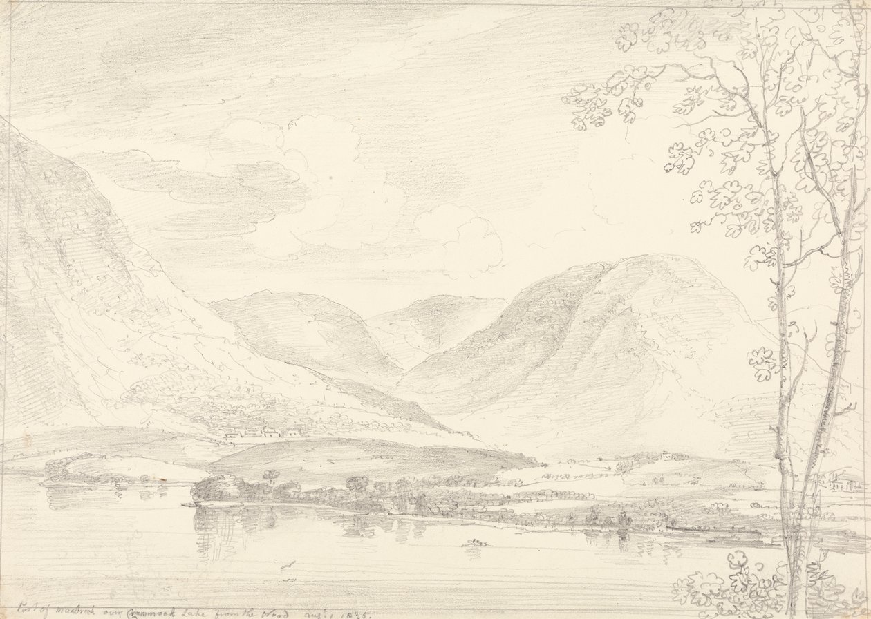 Partie de Mellbreak sur le lac Crummock, 1er août 1835 - Capt. Thomas Hastings