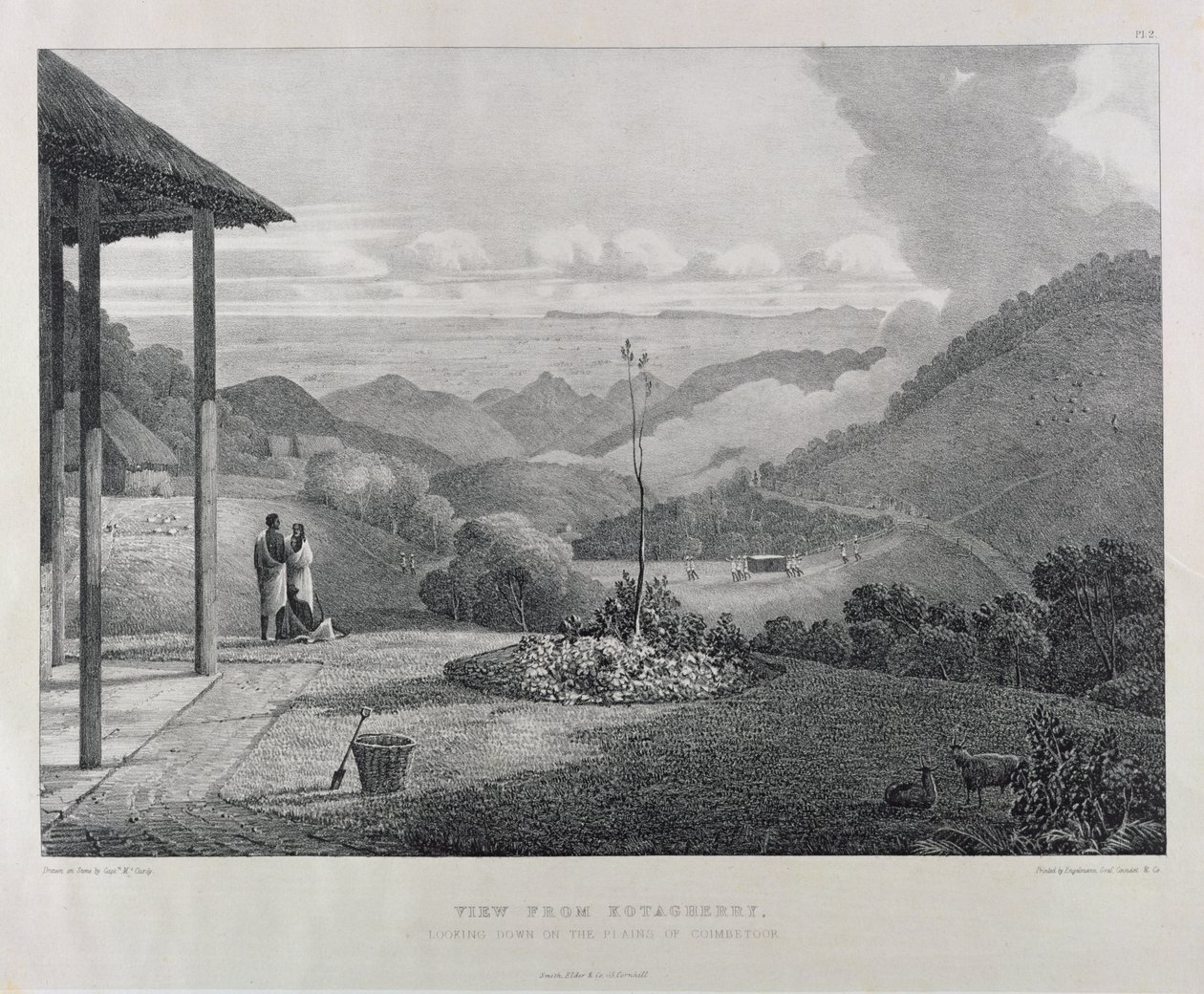 Vue de Kotagherry regardant les plaines de Coimbetoor, planche 2 de 