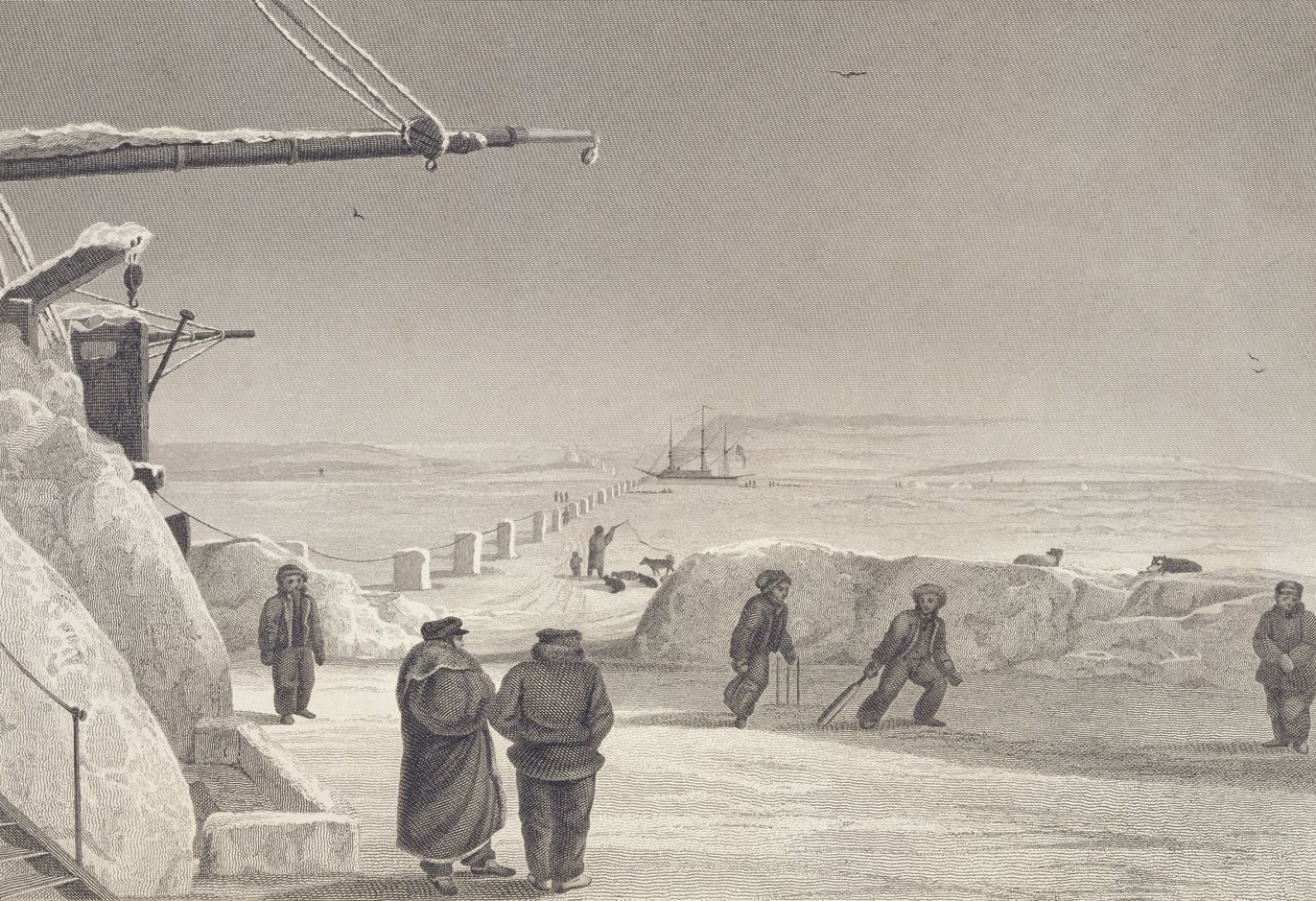Situation des navires de S.M. Fury et Hecla à Igloolik, 1822-23, du 