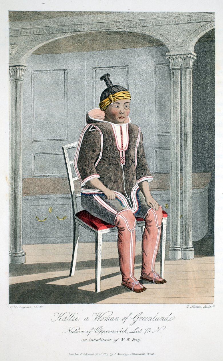 Kallie, une femme du Groenland, native d