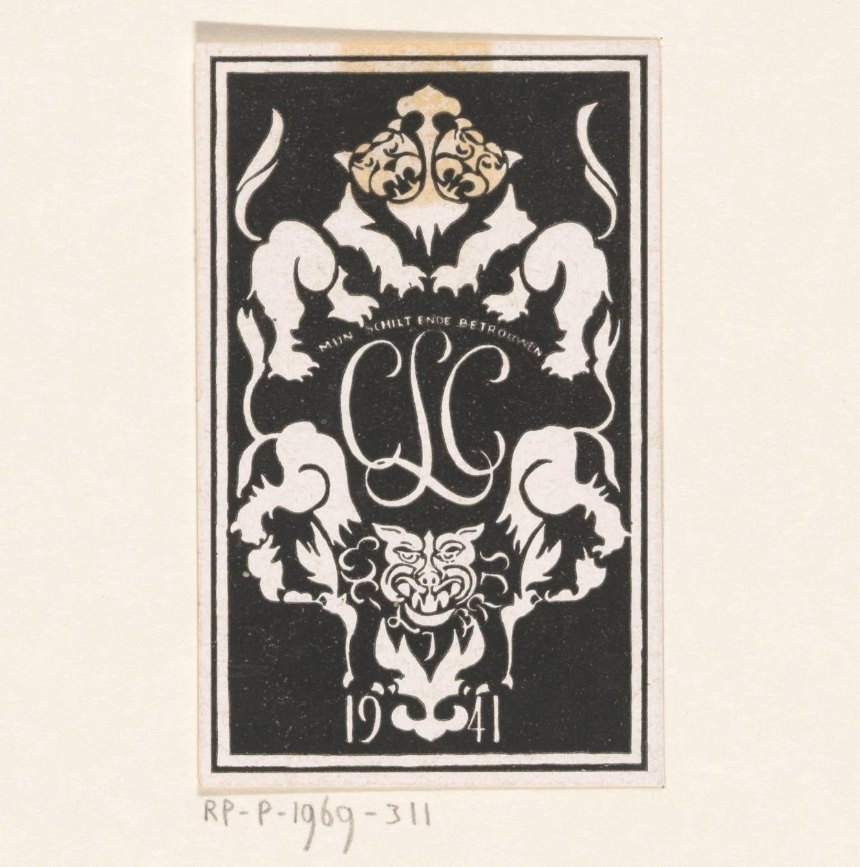 Ex libris de Carel Lion Cachet - Carel Adolph Lion Cachet