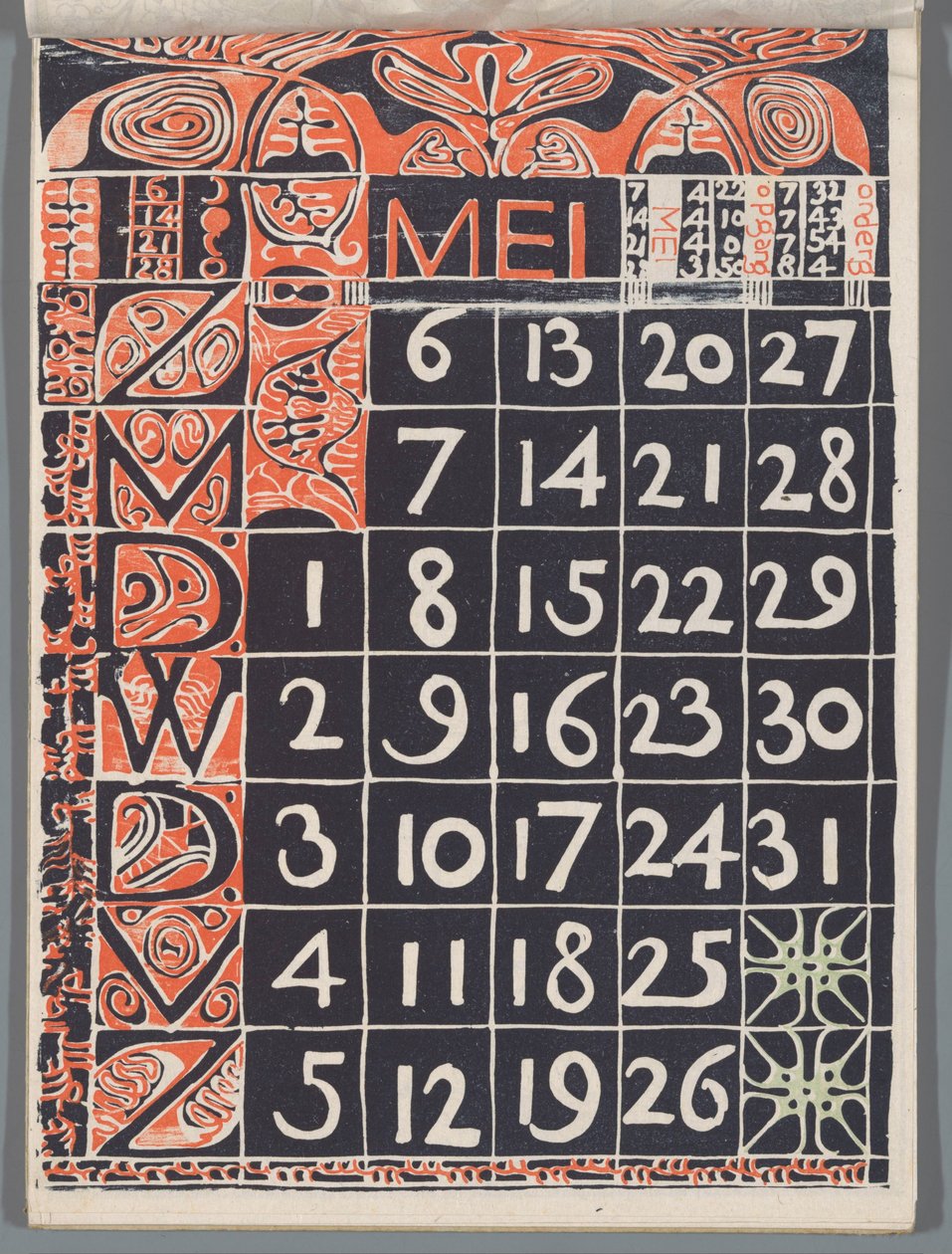 Kalenderblatt Mai 1900 - Carel Adolph Lion Cachet
