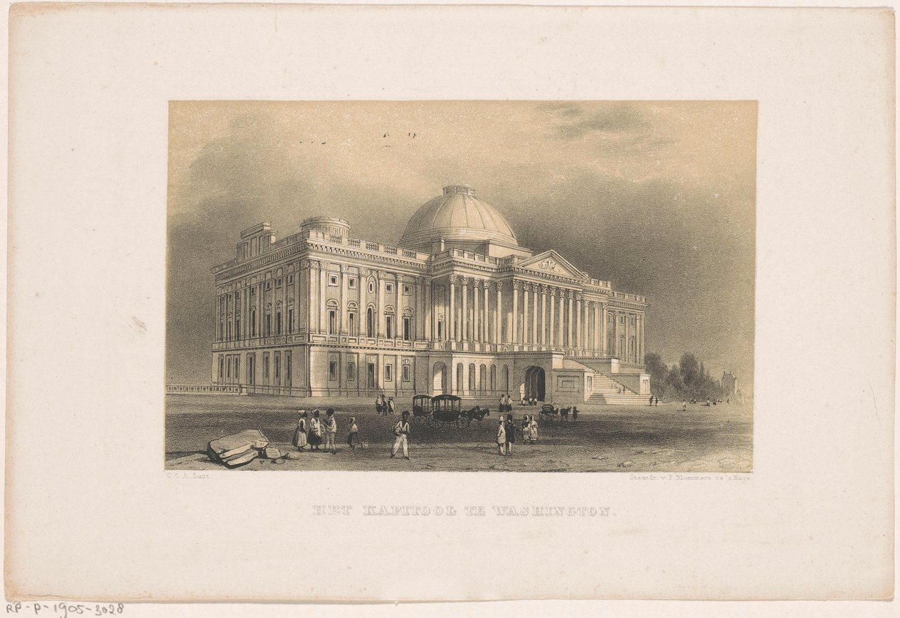 Le Capitole à Washington - Carel Christiaan Antony Last