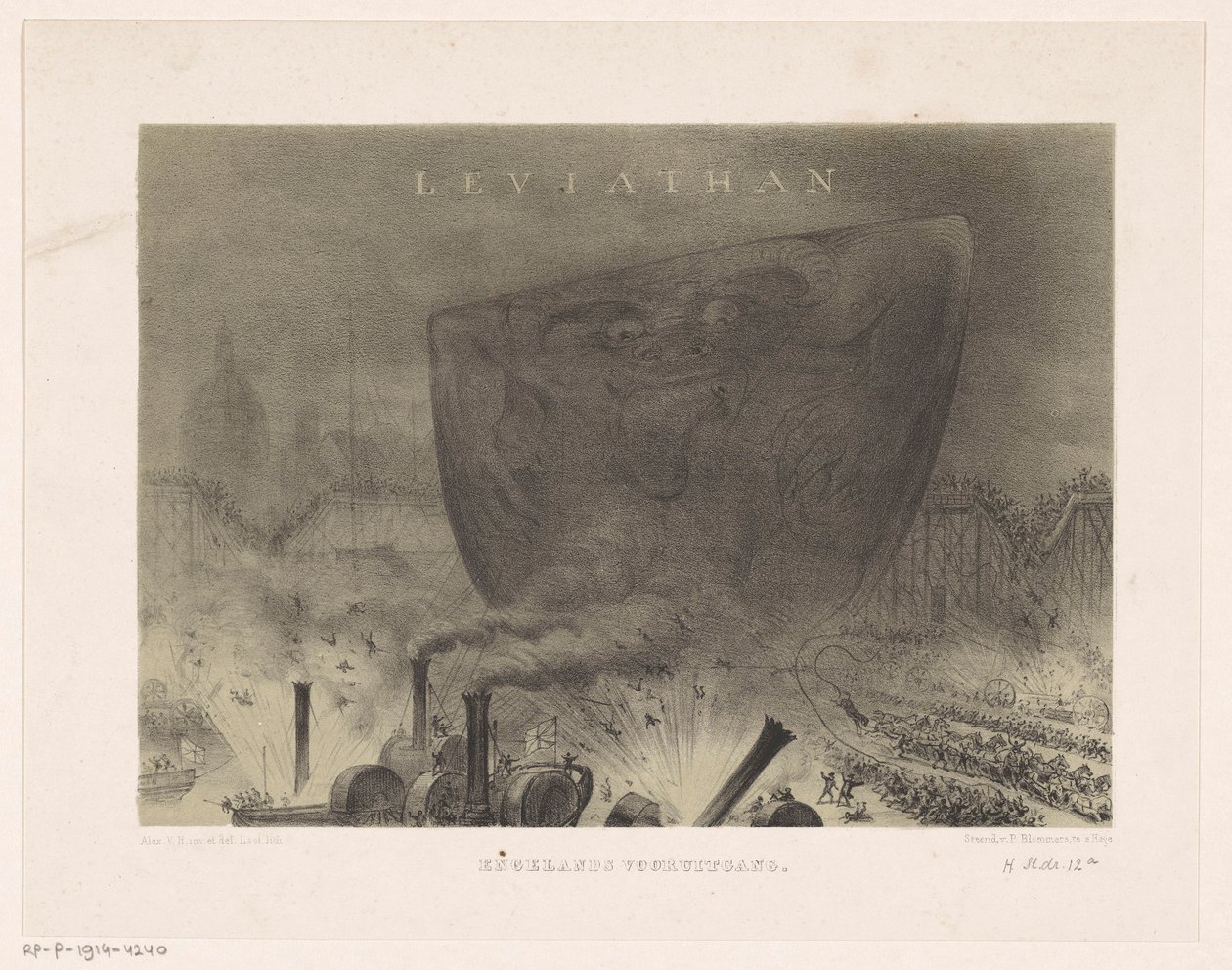 Léviathan (Leviathan Engelands vooruitgang) - Carel Christiaan Antony Last