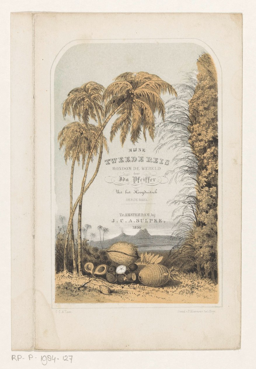 Paysage tropical - Carel Christiaan Antony Last