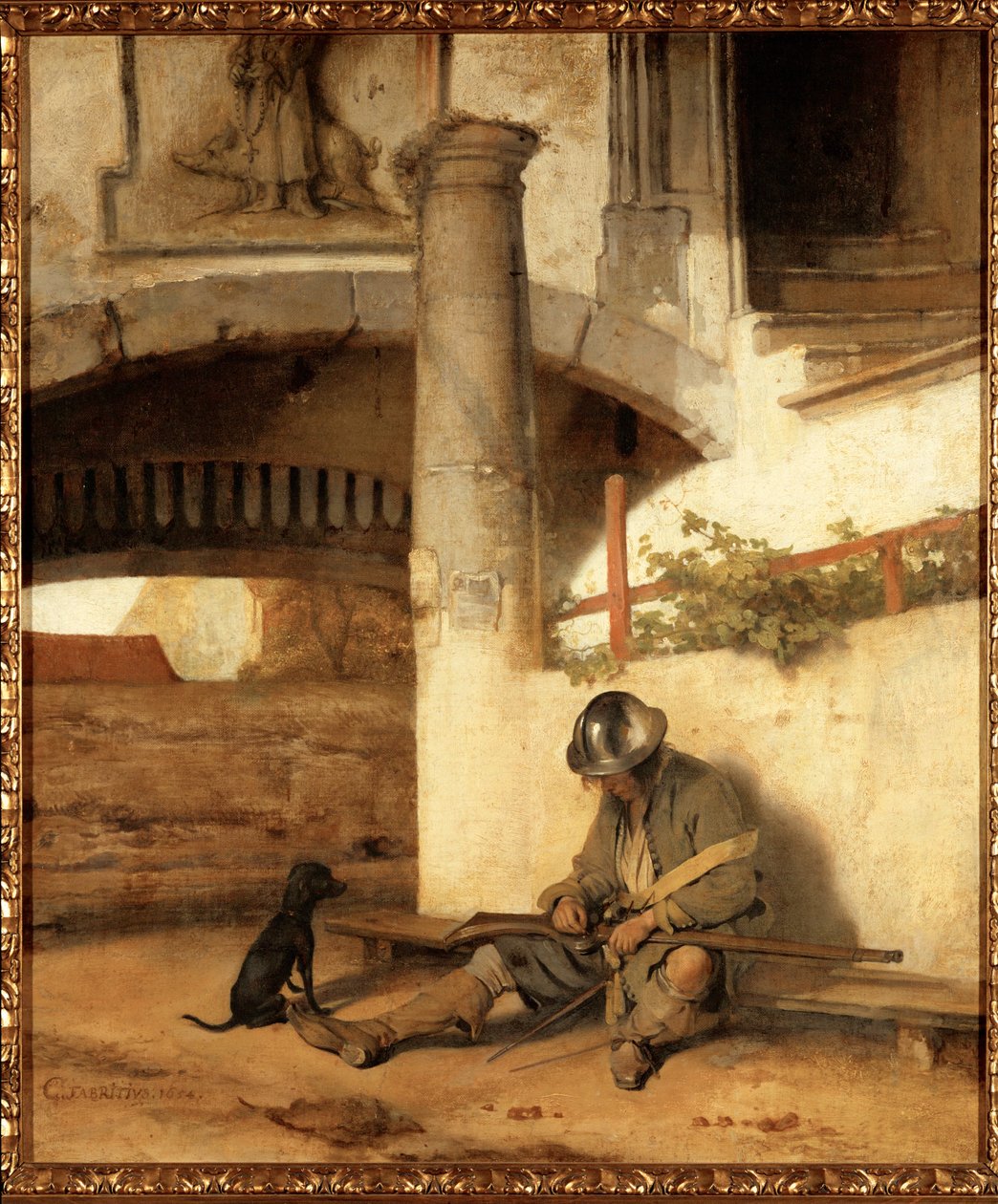 La sentinelle endormie - Carel Fabritius
