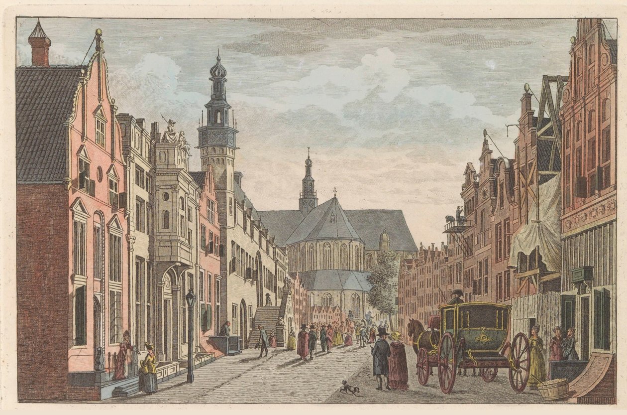 Langestraat à Alkmaar - Carel Frederik Bendorp (I)